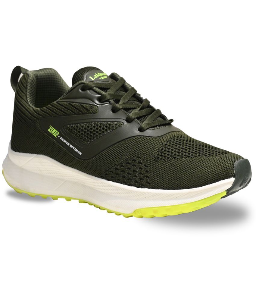     			Lakhani Aashirwad Green Men's Sports Running Shoes