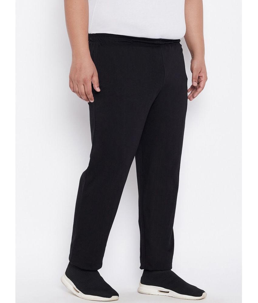     			BISHOP COTTON Black Cotton Men's Trackpants ( Pack of 1 )