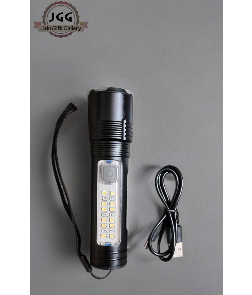     			JGG JAIN GIFT GALLERY - 5W Rechargeable Flashlight Torch ( Pack of 1 )