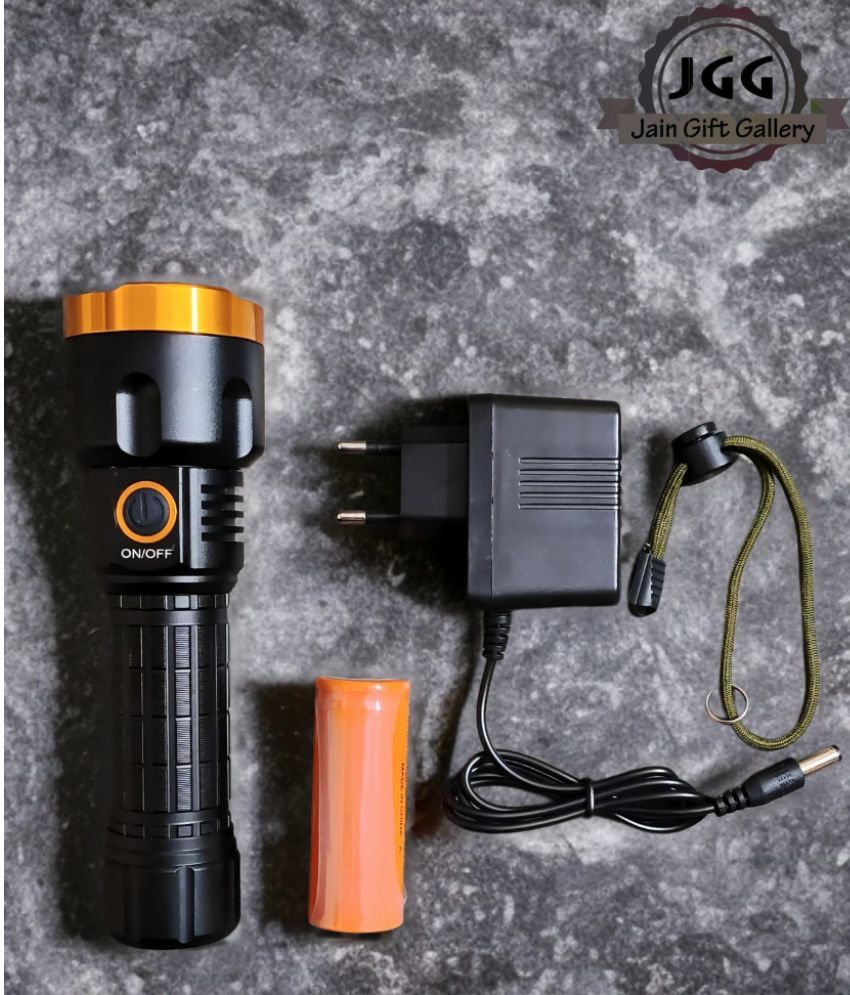     			JGG JAIN GIFT GALLERY - 5W Rechargeable Flashlight Torch ( Pack of 1 )