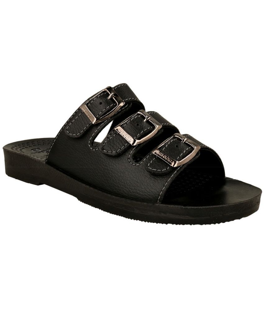     			Aeroblu Footwear Black Men's Daily Slipper