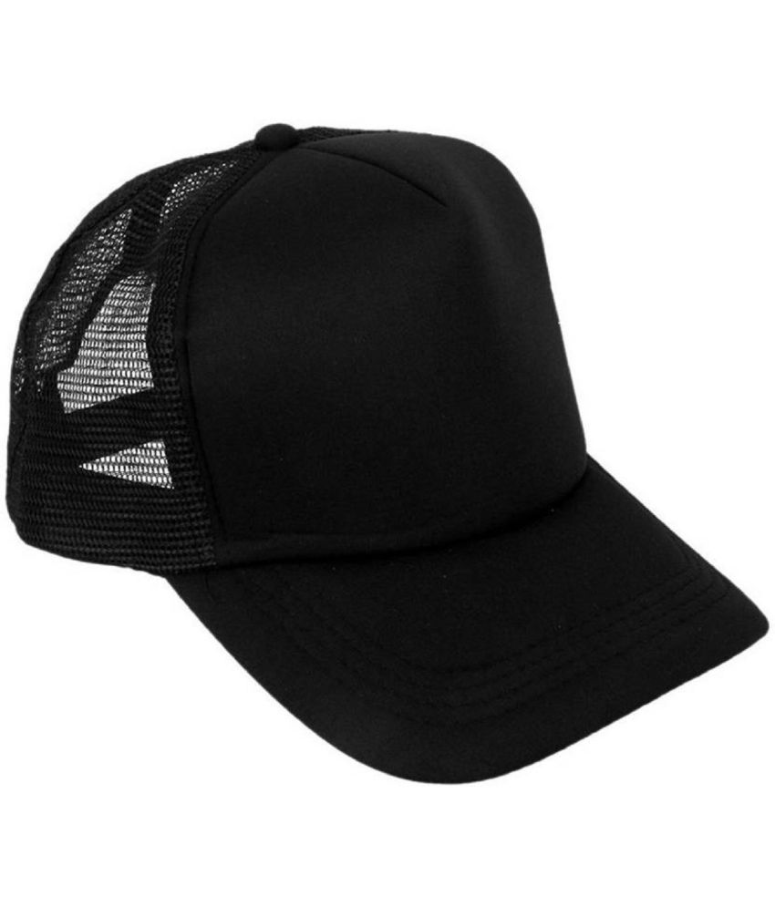     			Rozti Pack of 1 Cotton Blend Men's Cap ( Black )