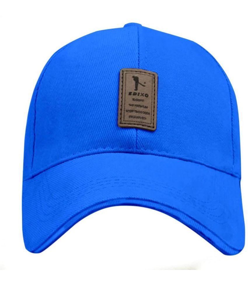     			Rozti Pack of 1 Cotton Men's Cap ( Blue )