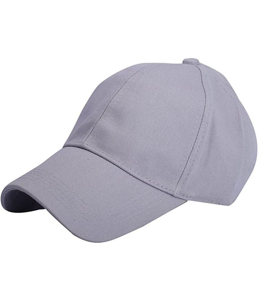     			Rozti Pack of 1 Cotton Men's Cap ( Grey )