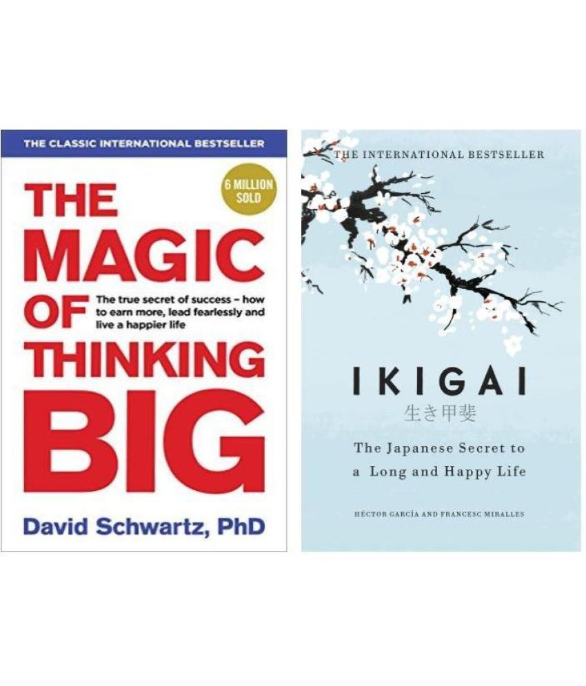     			The Magic Of Thinking Big + Ikigai  (Paperback, Hector Garcia, Francesc Miralles + Schwartz David J) (A/S Book Seller)