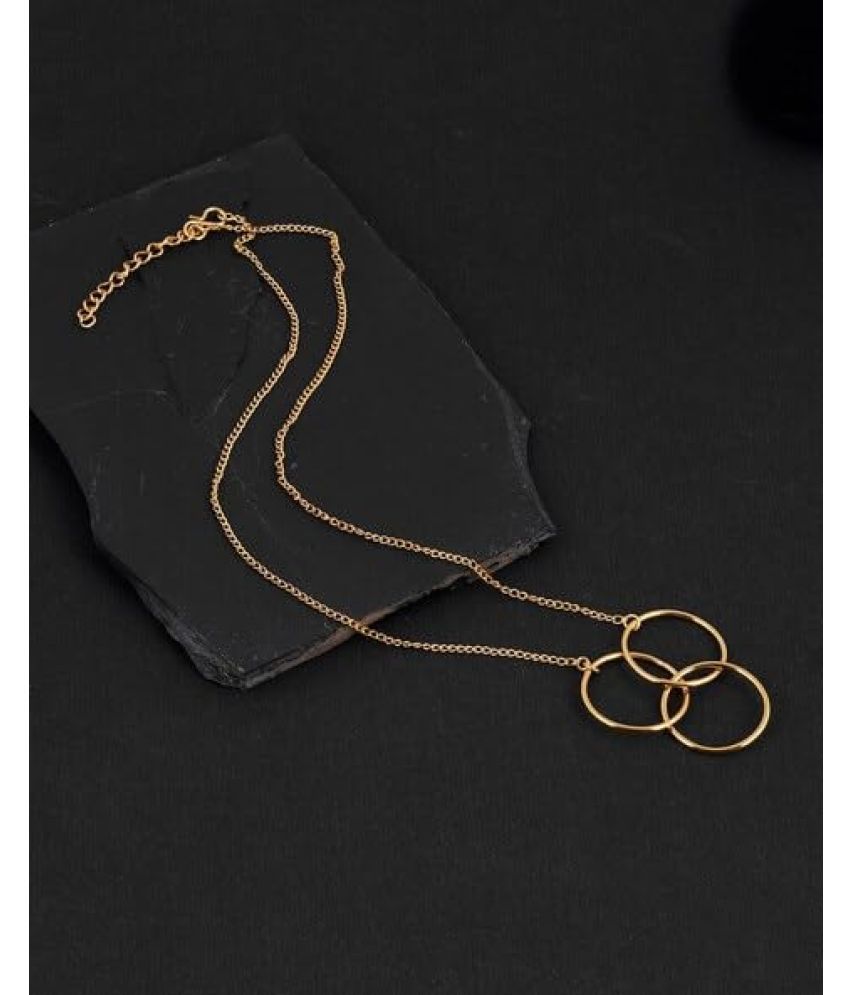     			Next Tech Step gold Metal Necklace ( Pack of 1 )