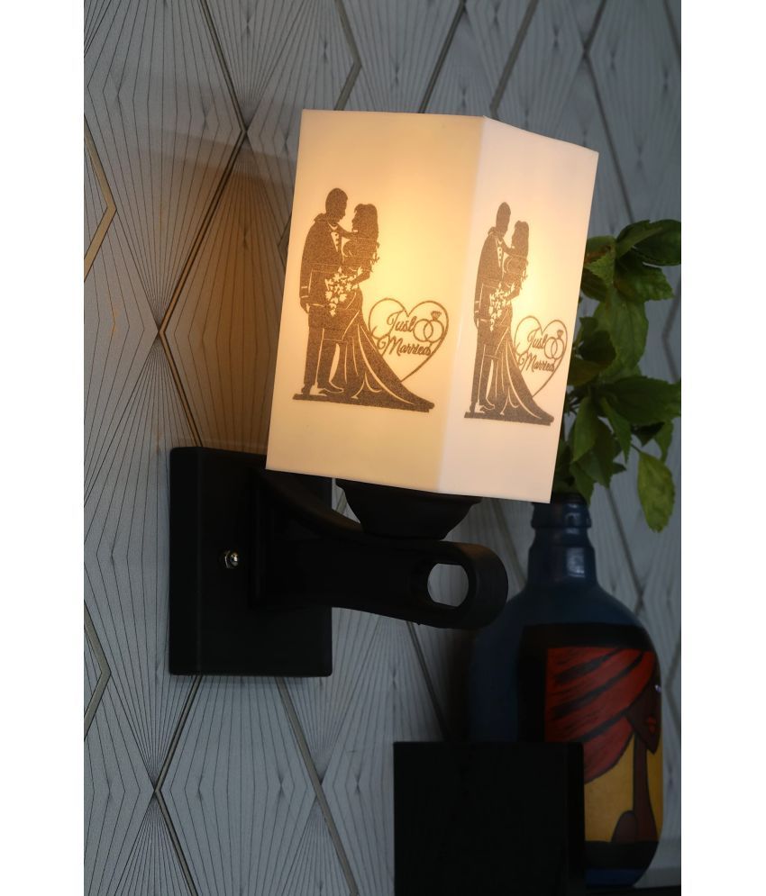     			AFAST Black Up Light Wall Lamp ( Pack of 1 )