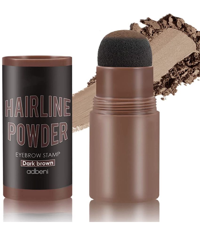     			Adbeni Natural Hairline Powder, Hair Shading Sponge Pen, Hair & Eyebrow Stamp Brow Stick Brown Brown 15 g