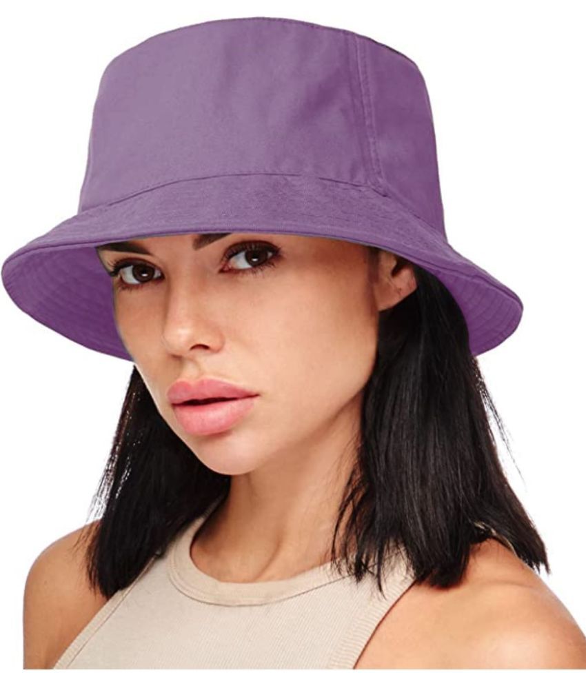     			Infispace Purple Cotton Women's Hat ( Pack of 1 )