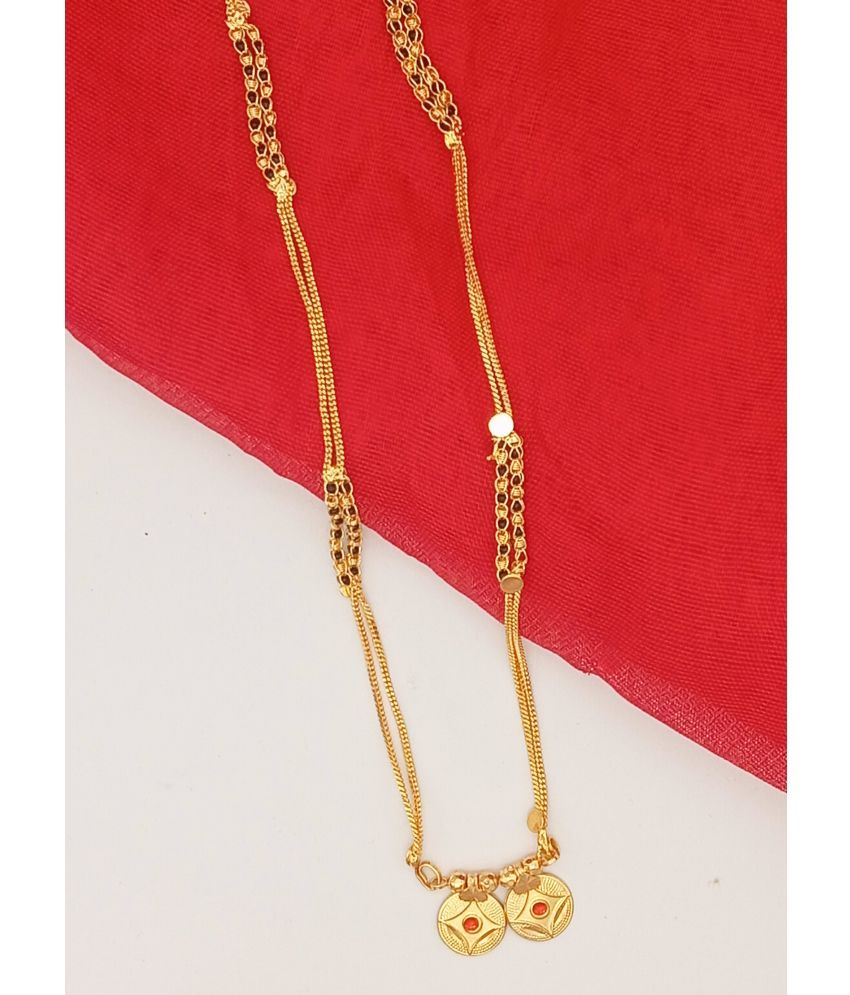     			JIPPA Golden Mangalsutra ( Pack of 1 )