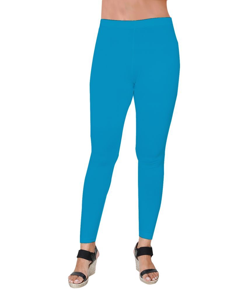     			LW FASHION CLUB Pack of 1 Cotton Women's Leggings ( Blue )