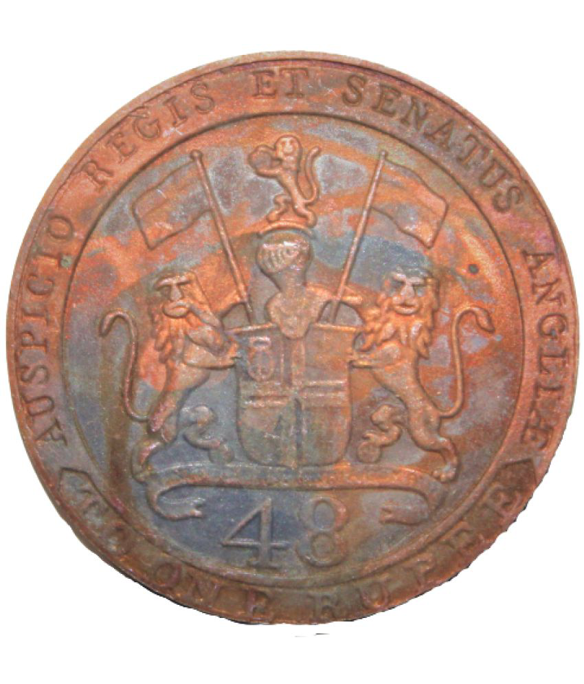    			1/48 Rupee 1794 East India Company Rare old Coin