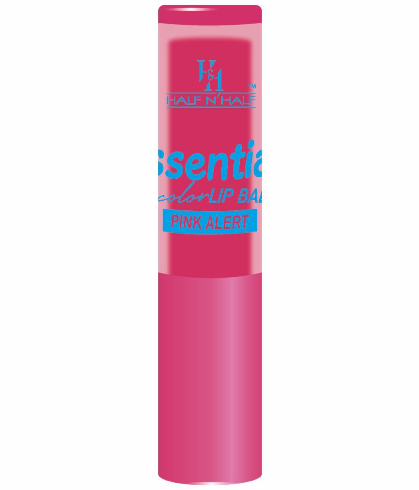     			Half N Half Makeup Girls Essential Color Lip Balm Moisturizing Lip, Pink Alert, Pack of 2 (7gm)
