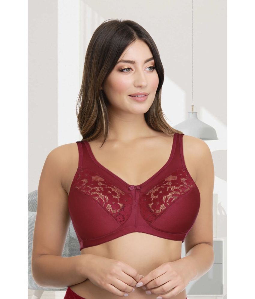     			Amante Polyester Shaping Bra - Maroon Single