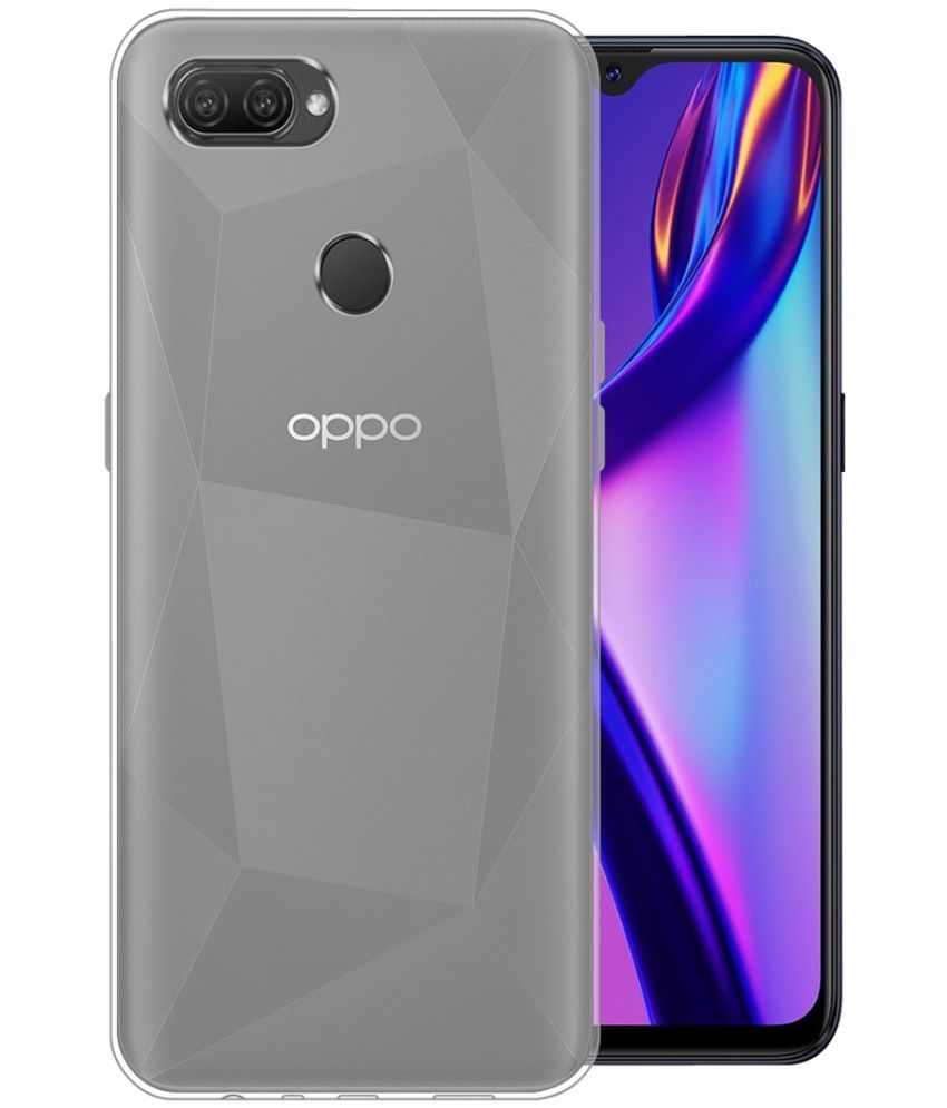     			Fashionury Transparent Plain Cases For OPPO A12 -