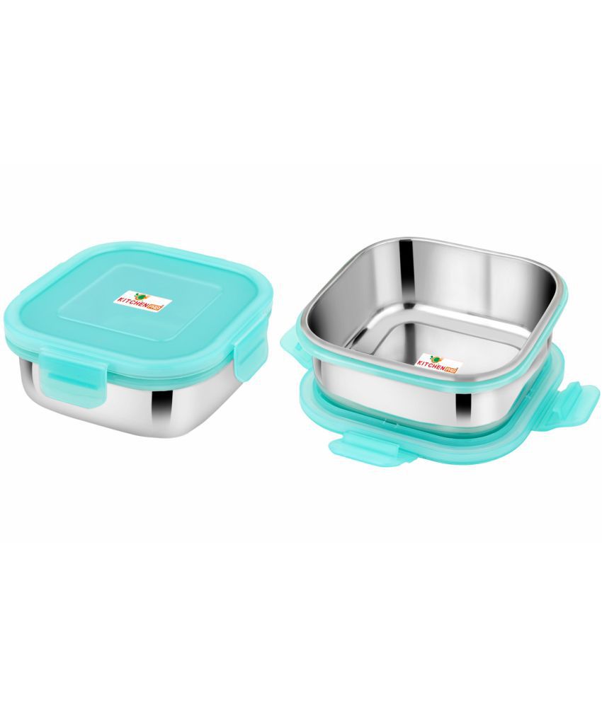 Kitchen pro Blue Stainless Steel Lunch Box