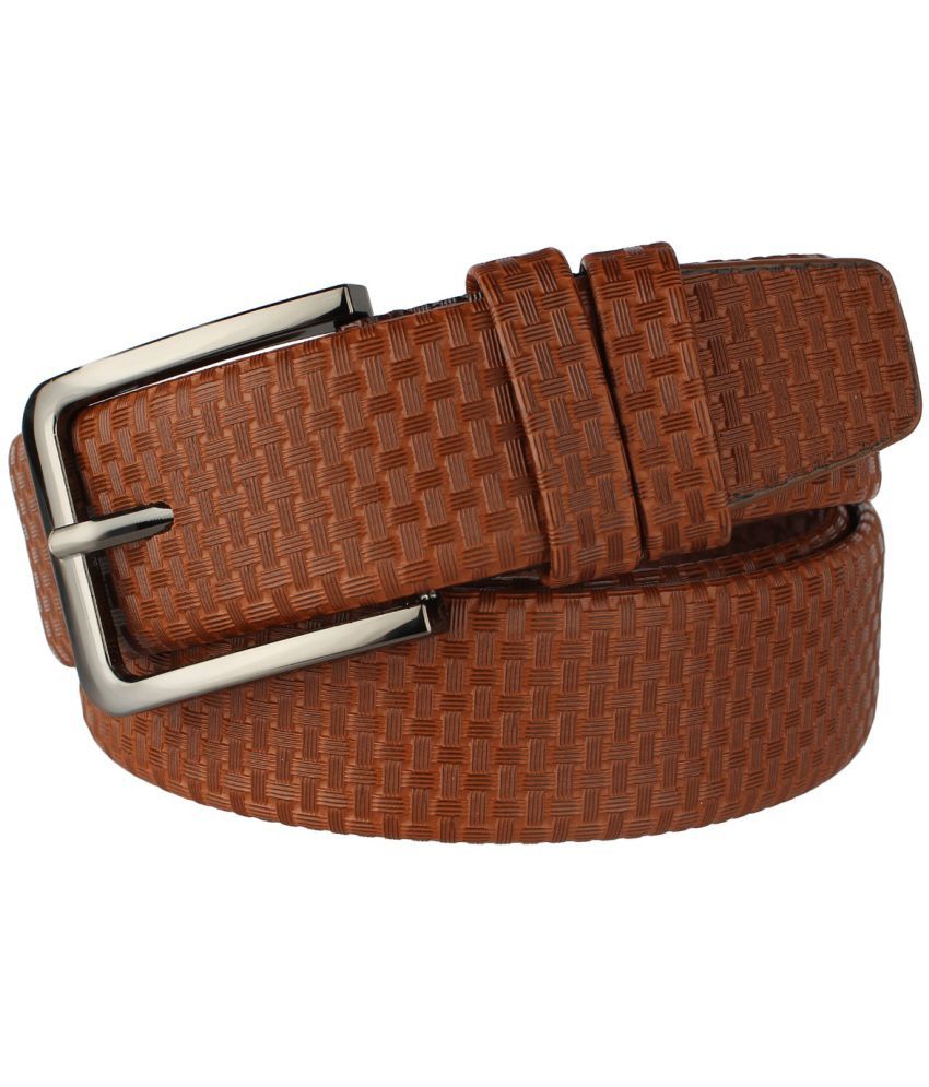     			Loopa Tan PU Formal Belt Pack of 1