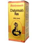 Baidyanath Chaturmukh Ras with Gold  Tablet 10 no.s Pack Of 1