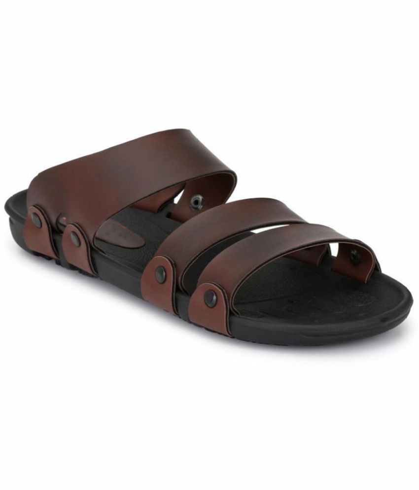     			Secritas Brown Flip Flops