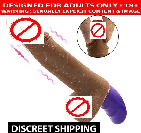 12 Modes USB Vibrating Dildo Realistic Veined G Spot Clitoris Vibrator With  condom