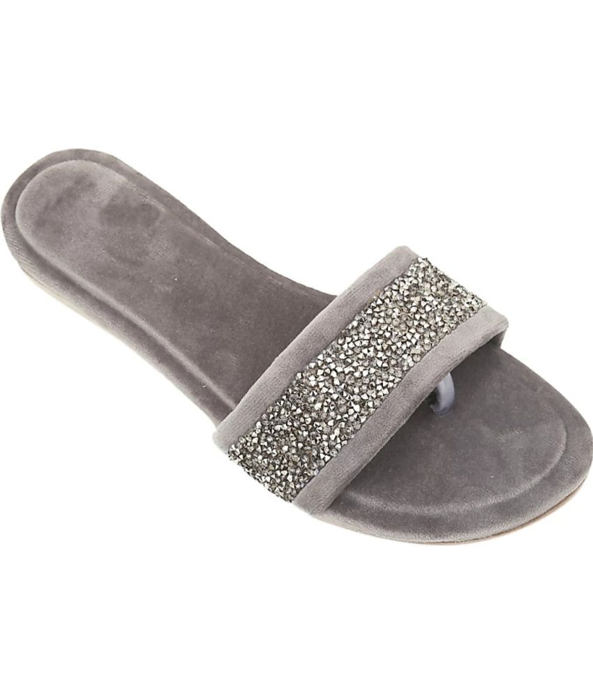     			Anjaneya Creations Gray Flats