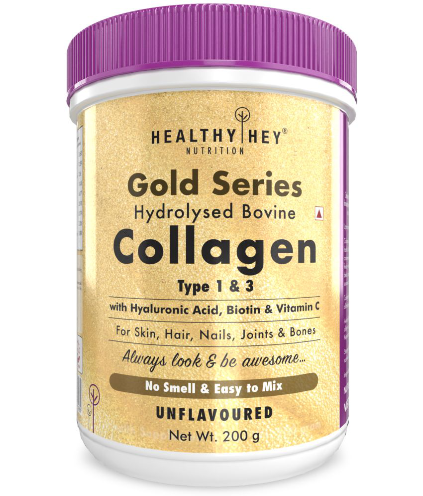 HEALTHYHEY NUTRITION Collagen Gold Series with Biotin 200 gm Powder