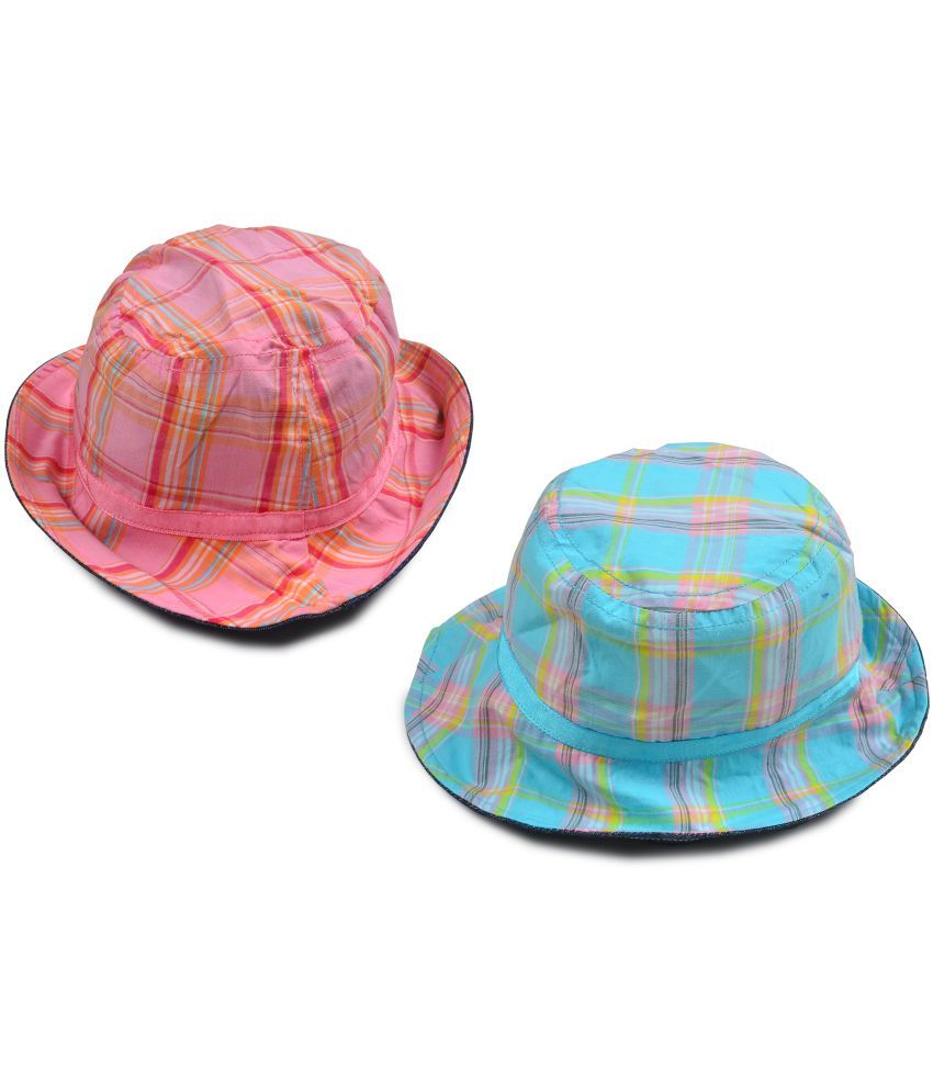     			Sathiyas Cotton Fisherman Bucket Beach Hat(Pack of 2)