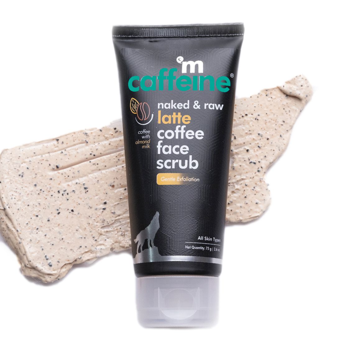     			mCaffeine Latte Coffee Gentle Exfoliating Face Scrub for Moisture Retention, 75g