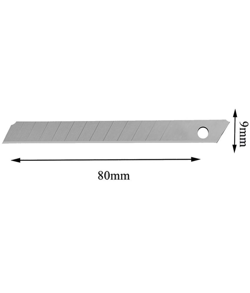     			Paper Cutter Blade 9mm (Set Of 100, Metal Grip Hand-held Paper Cutter  (Set Of 100, Steel)