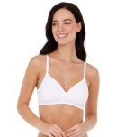 Amante Cotton Lightly Padded Women's T-Shirt Bra ( White )