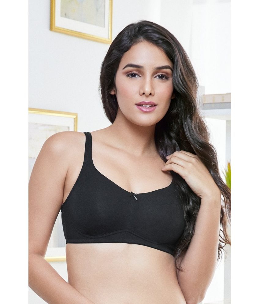     			Amante Cotton Seamless bra - Black Single