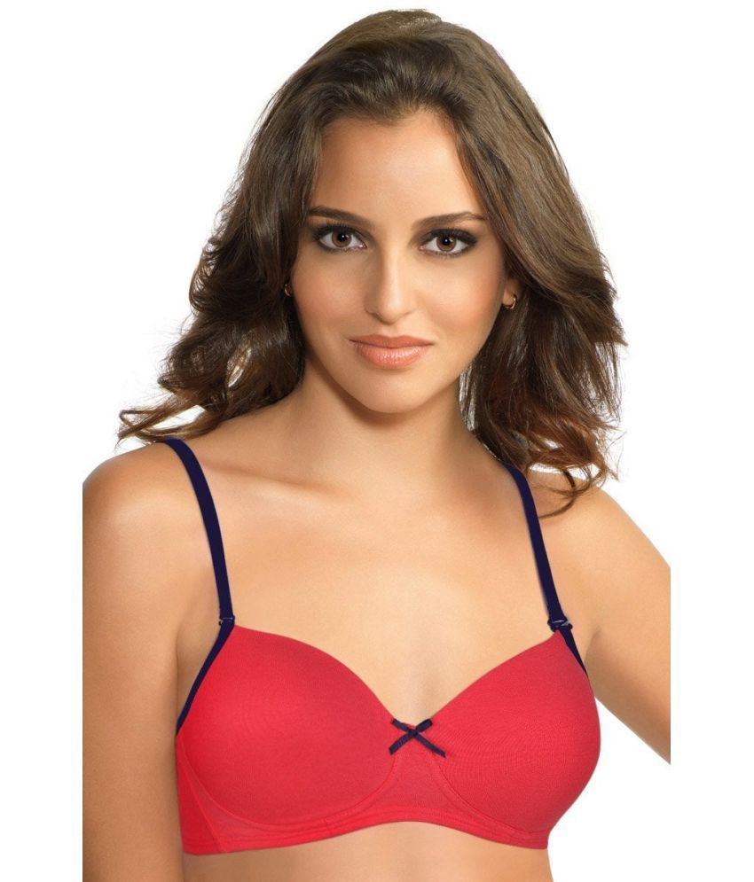     			Amante Cotton T-Shirt Bra - Pink Single