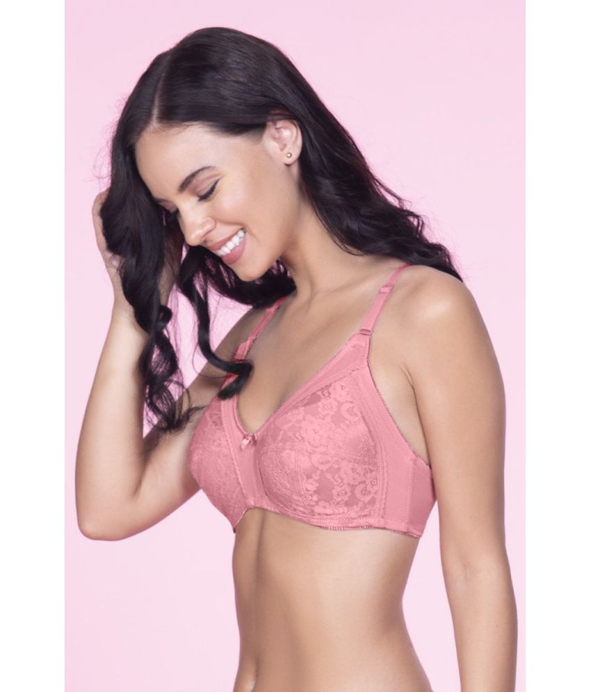     			Amante Polyamide Everyday Bra - Pink Single