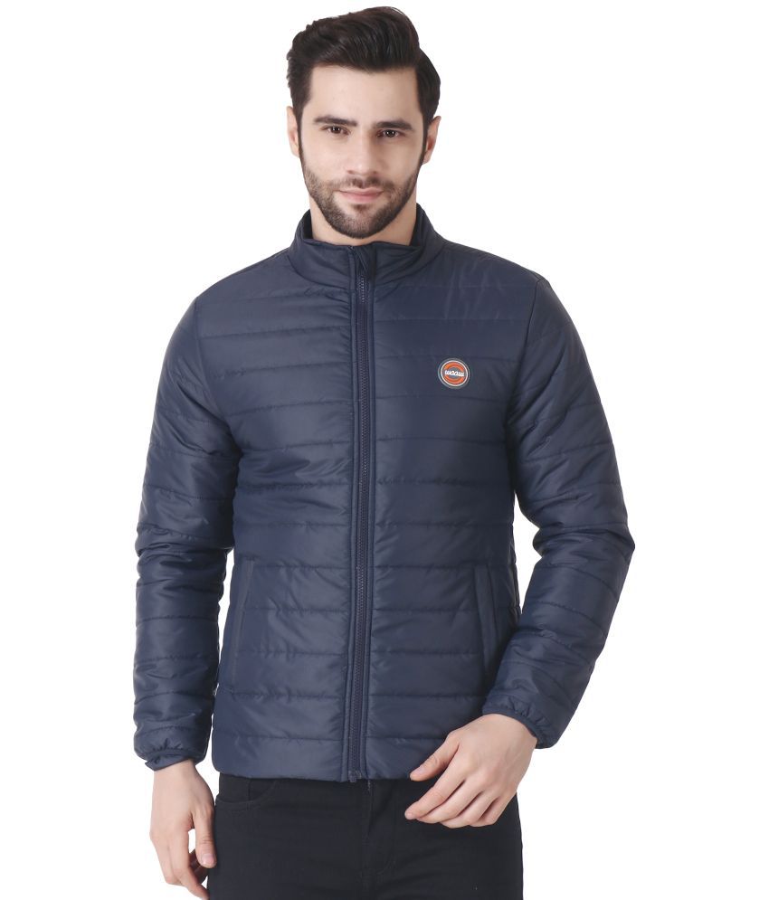 WAAW Navy Quilted & Bomber Jacket