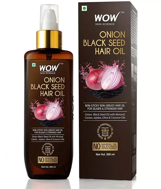 WOW RED ONION BLACK SEED HAIR OIL WITH COMB