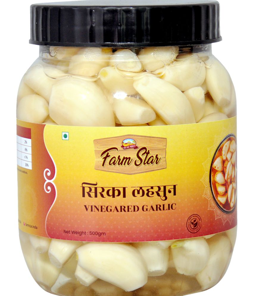 Farm Star Vinegared Garlic (Sirka Lahsun) Pickle 500 g