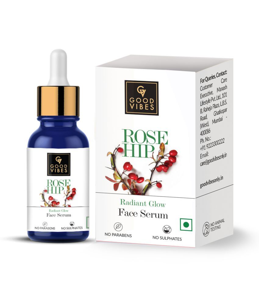 Buy Good Vibes Rose Hip Radiant Glow Face Serum (10 ml) Online at Best
