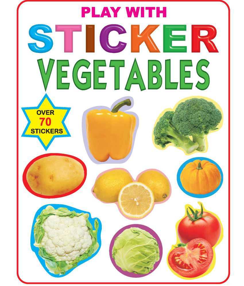     			Play With Sticker - Vegetables - Early Learning Book