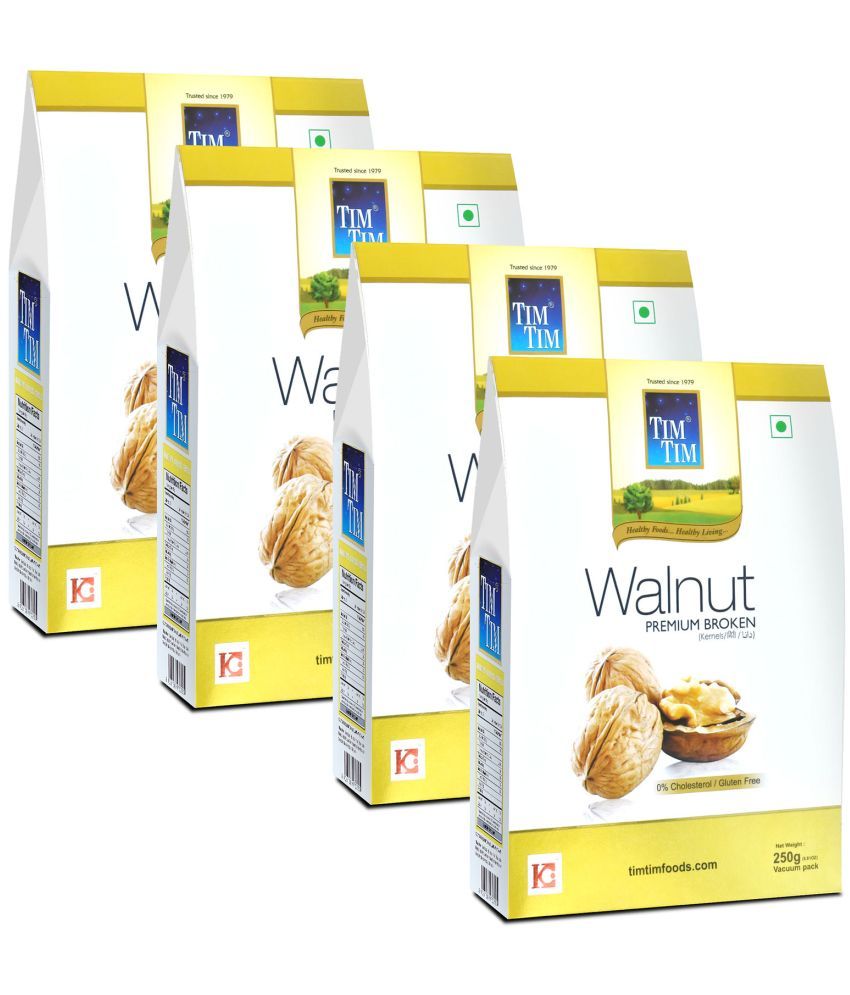     			Tim Tim Premium Broken Walnuts Kernels 1 Kg (250g x 4)