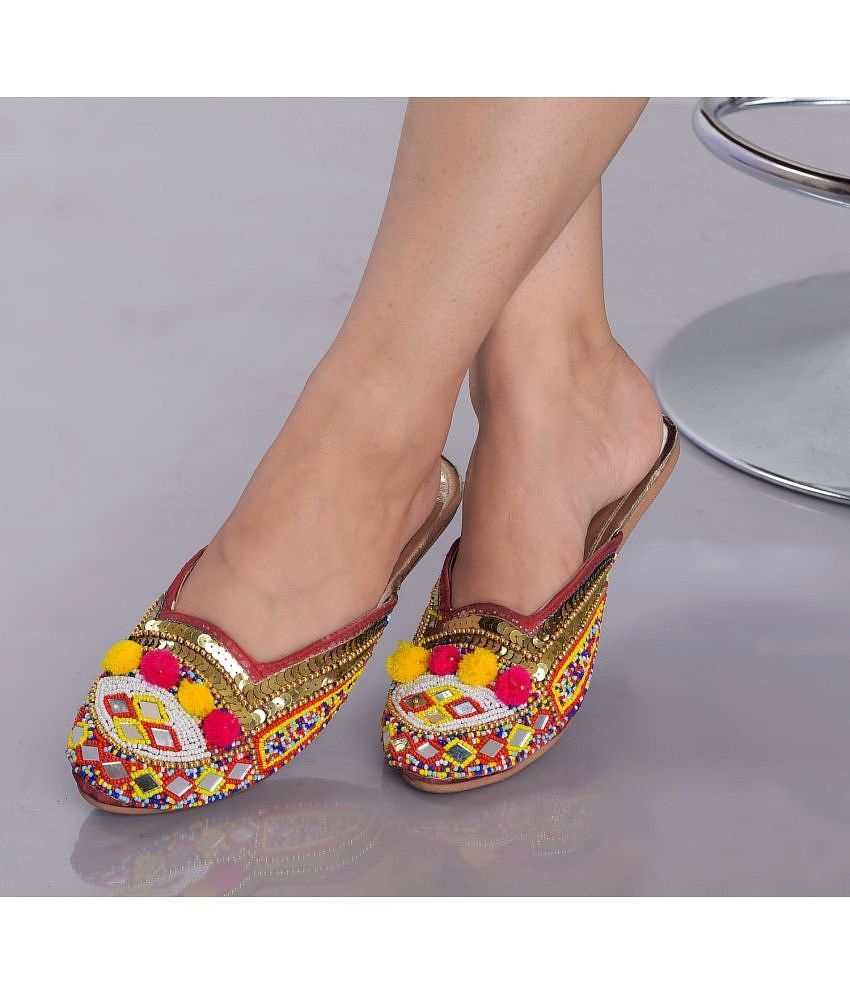 Chic Women Anjaneya Creations Multi Color Ethnic Footwear - None 2025 at ShopCircuit | ONDC