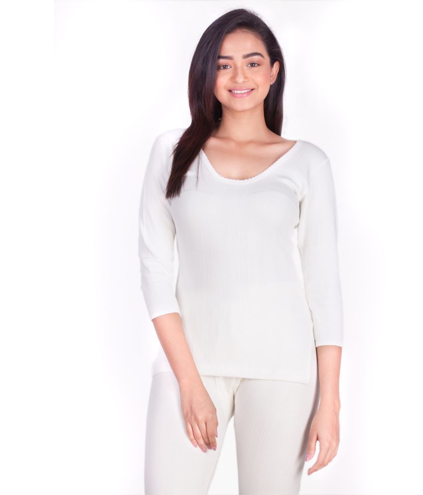     			Dollar Ultra Cotton Blend Topwear - Off White