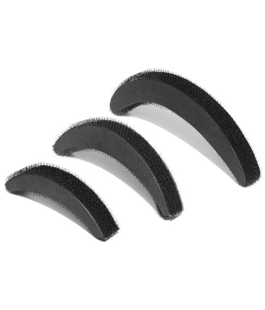 Lytix Combo pack of 10pcs, 3 Hair Puff with 2 Hair Base and 5 Hair Bumpits  Hair Accessory  Extension (Black): Buy Online at Low Price in India  - Snapdeal