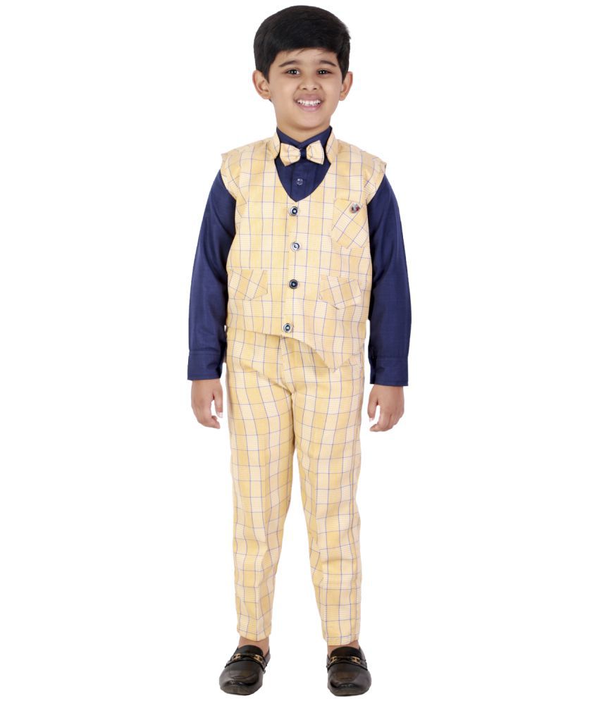     			FOURFOLDS Boy's 3-Piece Suit Set_FC081
