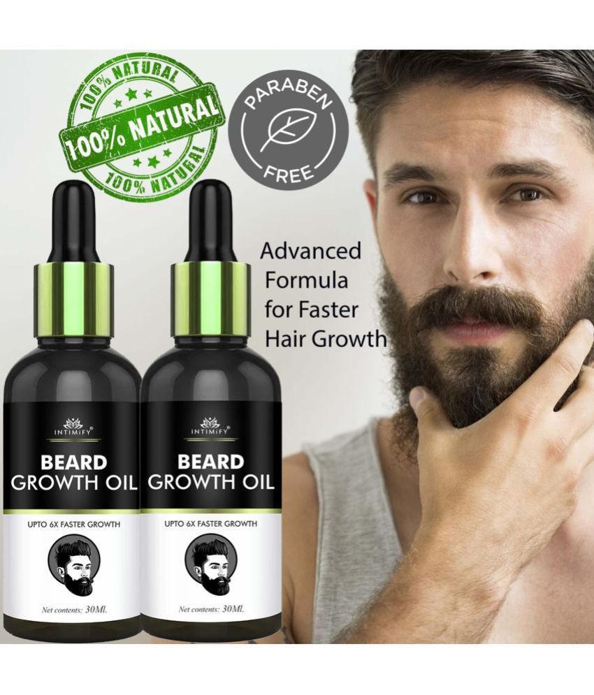 Intimify Beard Growth Oil Hair Serum 30 mL Pack of 2: Buy Intimify Beard  Growth Oil Hair Serum 30 mL Pack of 2 at Best Prices in India - Snapdeal