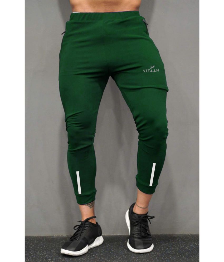     			Vitaan - Green Lycra Men's Trackpants ( Pack of 1 )