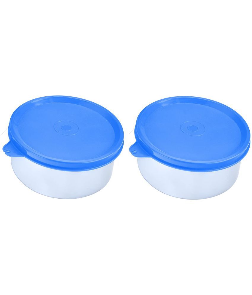     			Oliveware Steel Blue Food Container ( Set of 2 )