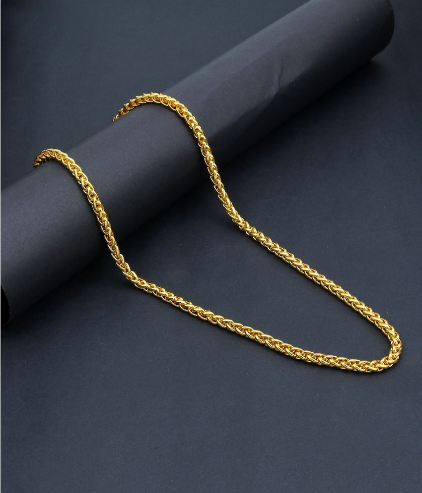     			Sukkhi Marvelous Gold Plated Curb Chain for Men