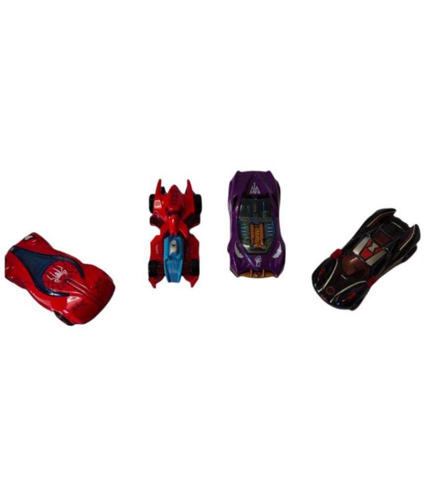 Diecast Metal Model Car Pack of 4 Gift Pack (Styles May Vary) (Multicolor, Pack of 4)
