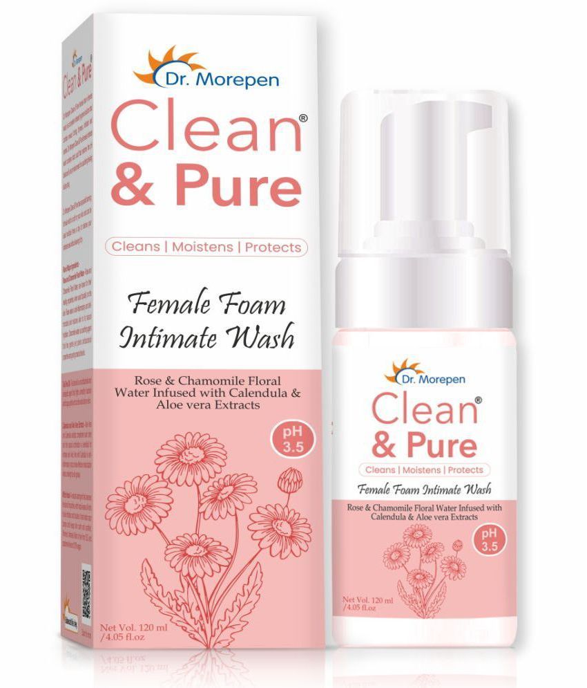 Dr. Morepen Intimate Foam Wash For Women Intimate Cleansing Foam 120 mL Buy Dr. Morepen