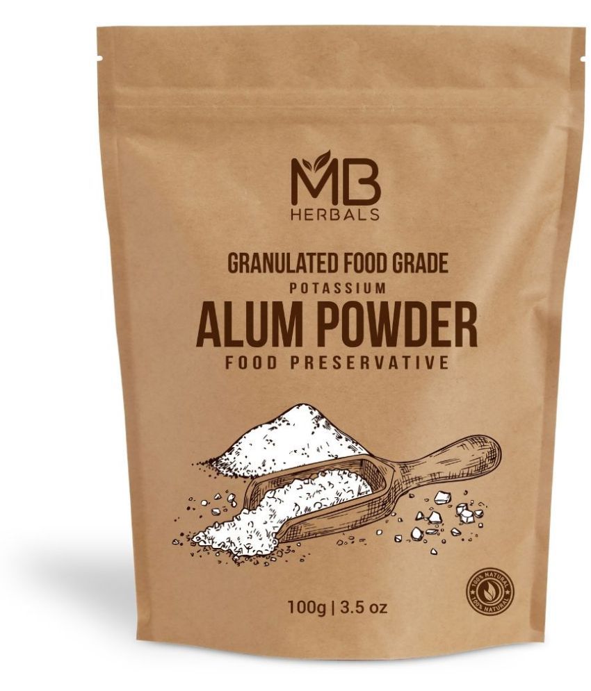 MB Herbals Alum Powder 100g | Fitkari | Phitkari Aftershave Splash 100 g